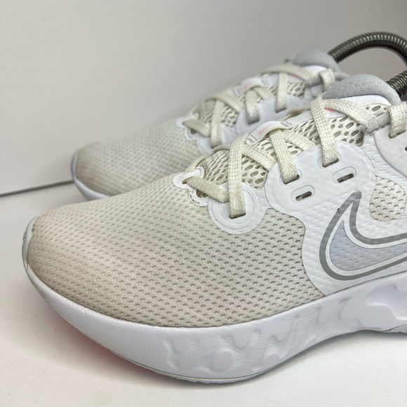 Nike Renew Ride 2 Womens Running CU3508-105 Sz 9M White/Grey/Blush VGUC! - Picture 7 of 15